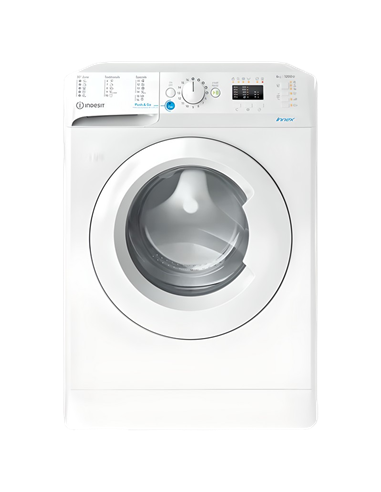 Mașină de spălat Indesit BWSA 61294 W EU N, 6kg, Alb