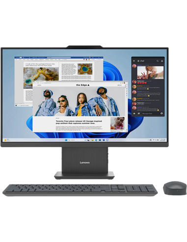 Computer All-in-One Lenovo IdeaCentre AIO 27ARR9, 27", AMD Ryzen 3 7335U, 8GB/512GB, Fără SO, Luna Grey
