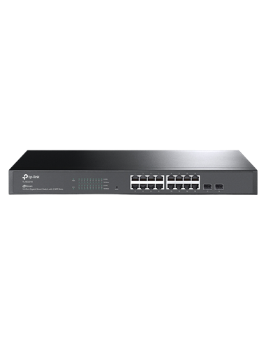 Switch de rețea TP-LINK TL-SG2218, 16x 10/100/1000 Mbps, 2x SFP