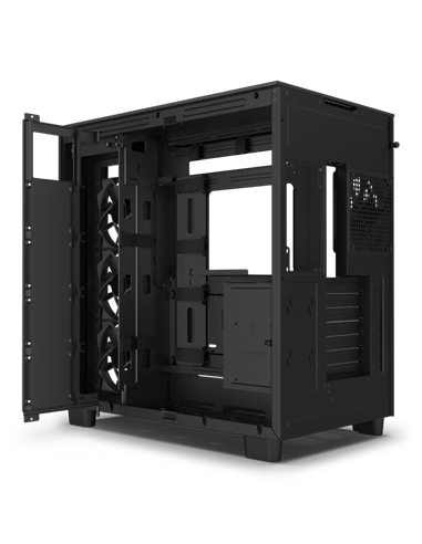 Carcasă PC NZXT H9 Flow, Midi-Tower, ATX, Negru