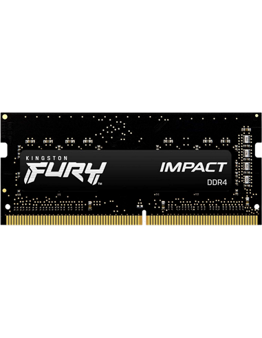 Оперативная память Kingston FURY Impact, DDR4 SDRAM, 3200 МГц, 16Гб, KF432S20IB/16