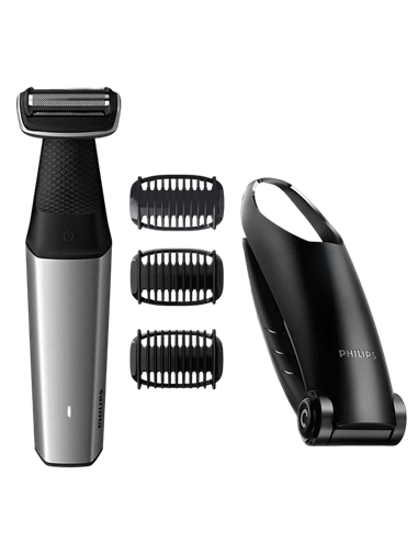 Trimmer pentru bărbați Philips BG5021/15, Argintiu | Negru