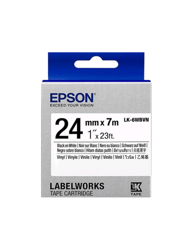 Картридж с лентой Epson LK-6WBVN, 24 мм x 7 м