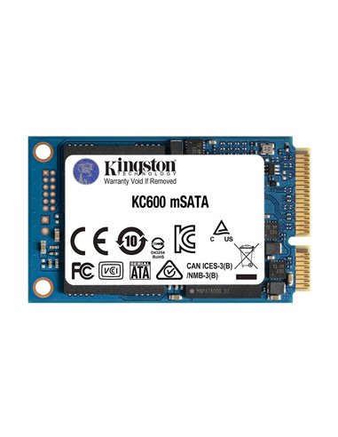 Накопитель SSD Kingston KC600, 1000Гб, SKC600MS/1024G