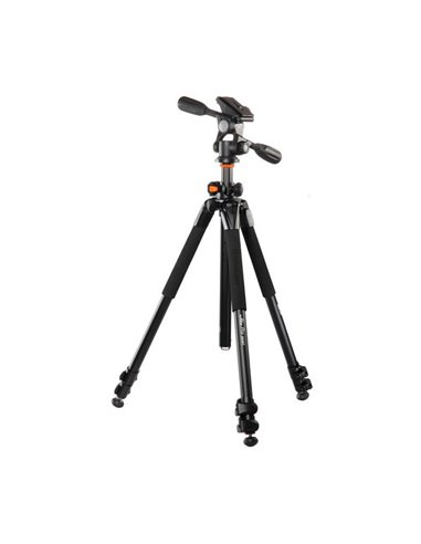 Tripied Video Vanguard ALTA PRO 263AP, Cap panoramic cu 3 căi, Negru