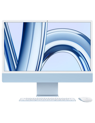 Моноблок Apple iMac A2874, 24", M3 with 8-core CPU and 8-core GPU, 16Гб/512Гб, macOS Sonoma, Синий