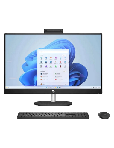 Computer All-in-One HP 27-cr0022ci, 27", Intel Core i7-1355U, 16GB/512GB, FreeDOS, Negru