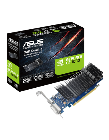 Видеокарта ASUS GT1030-SL-2G-BRK, 2ГБ GDDR5 64бит