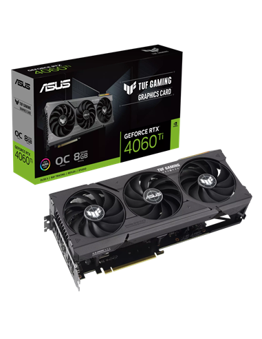 Placă Video ASUS TUF-RTX4060TI-O8G-GAMING, 8GB GDDR6 128bit (TUF-RTX4060TI-O8G-GAMING)