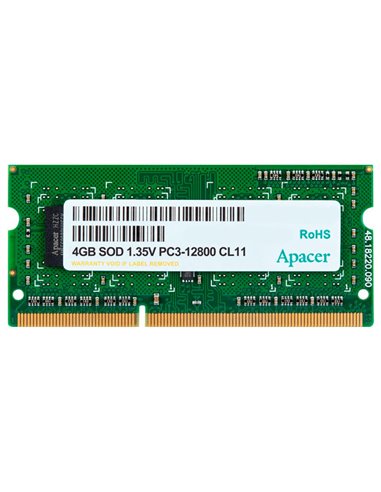 Memorie RAM Apacer AS04GFA60CATBGJ, DDR3 SDRAM, 1600 MHz, 4GB