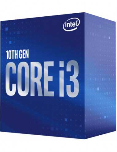 Процессор 1200 Comet Lake/Rocket Lake Intel Core i3-10100, S1200, 3.6-4.3GHz (4C8T), 6MB Cache, Intel UHD Graphics 630, 14nm 65W