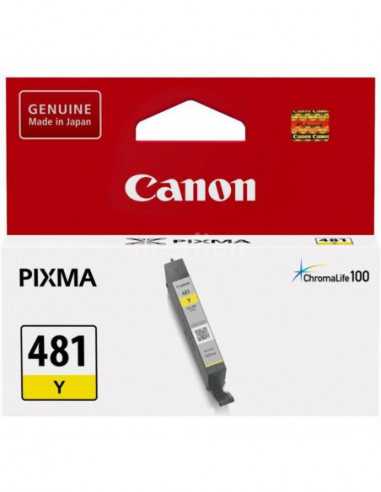 Cartuș de cerneală Canon Ink Cartridge Canon CLI-481 Y EMB for Canon PIXMA TS6140, TS8140, TS9140, TR7540, TR8540
