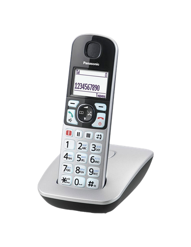 Telefon DECT Panasonic KX-TGE510, Argintiu