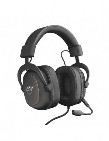 Căști Trust Trust Gaming GXT 414 Zamak Premium Multiplatform Headset, 53mm, Flexible detachable microphone and adjustable headb