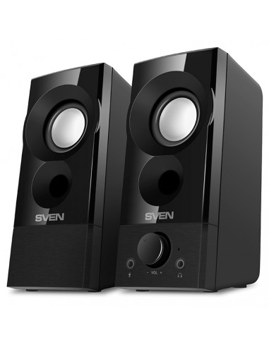 Компьютерные колонки 2.0 SVEN "357", Чёрный