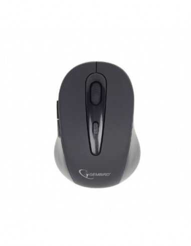 Игровые мыши GMB Gembird MUSWB2, Bluetooth Optical Mouse, 6-button, 80012001600dpi, Nano Reciver, USB, Black