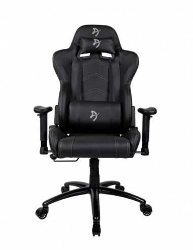 Scaune și mese pentru jocuri Arozzi GamingOffice Chair AROZZI Inizio PU, BlackGrey logo, PU Leather, max weight up to 100-105kg