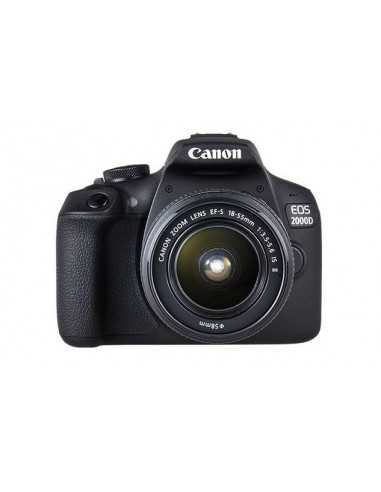 Цифровые зеркальные фотоаппараты DSLR Camera CANON EOS 2000D 18-55 DC III Black (2728C007)