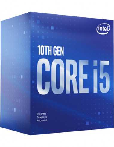 Procesor 1200 Comet Lake-Rocket Lake Intel Core i5-10400F, S1200, 2.9-4.3GHz (6C12T), 12MB Cache, No Integrated GPU, 14nm 65W, B