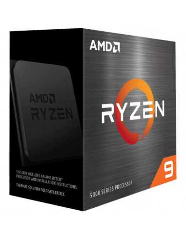 Procesor AM4 AMD Ryzen 9 5900X, Socket AM4, 3.7-4.8GHz (12C24T), 6MB L2 + 64MB L3 Cache, No Integrated GPU, 7nm 105W, Unlocked,