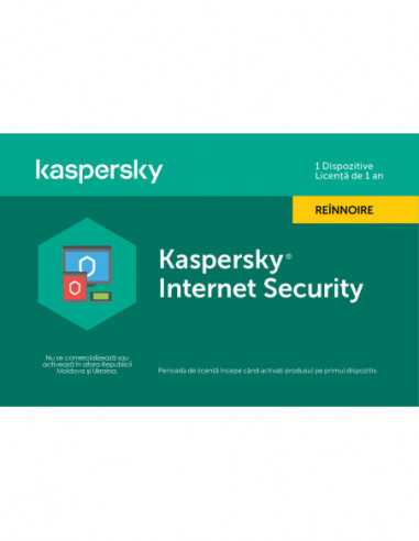 Kaspersky Kaspersky Internet Security Eastern Europe Edition. 1-Device 1 year Renewal License Pack, Card