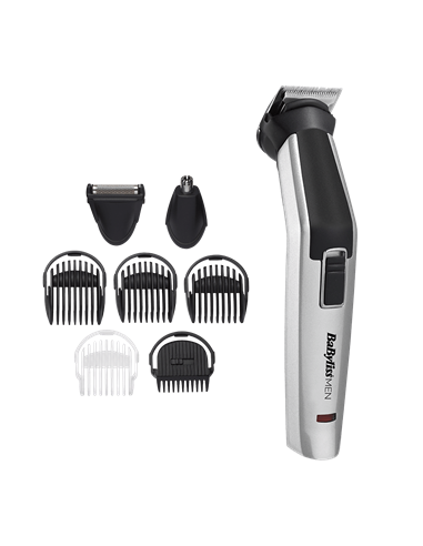 Мужской Триммер BaByliss 8-in-1 Titanium Multi Trimmer MT726E, Серебристый | Черный