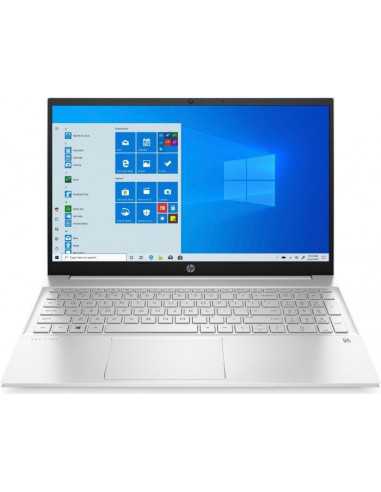 Laptopuri HP HP Pavilion 15 Natural Silver, 15.6 FHD IPS 250 nits (AMD Ryzen 7 5700U 8xCore 1.8-4.3 GHz, 16GB (2x8) DDR4 RAM, 51