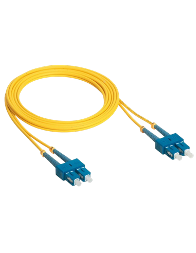 Patch cord APC Electronic FO-P010, 5m, Galben