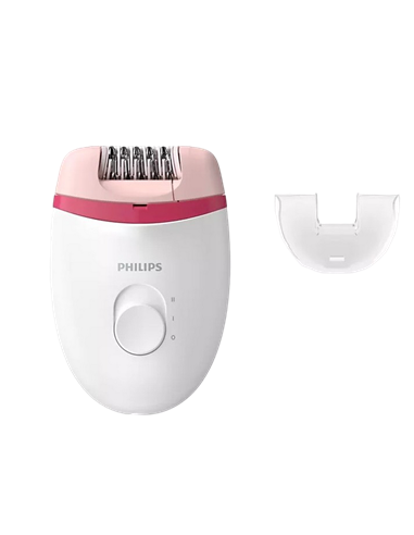 Epilator PHILIPS BRE235/00, Alb/Roz