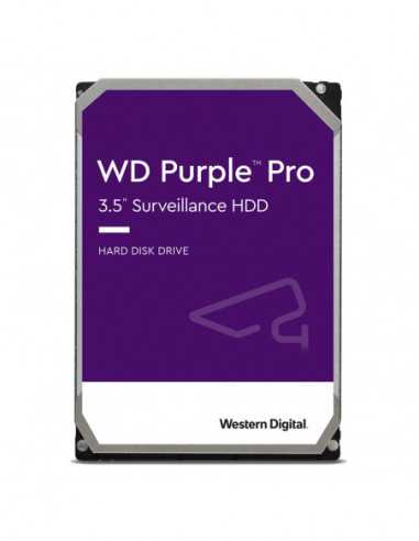 Unitate de stocare HDD 3.5 pentru desktop 3.5 HDD 12.0TB Western Digital WD121PURP Caviar Purple PRO, CMR Drive, 7200rpm, 256MB