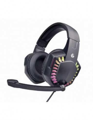 Căști Gembird Gembird GHS-06, Gaming headset with RGB rainbow LED light effect