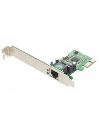 Adaptoare de rețea 10-100-1000M Gembird NIC-GX1, Gigabit Ethernet PCI-Express card, Realtek chipset