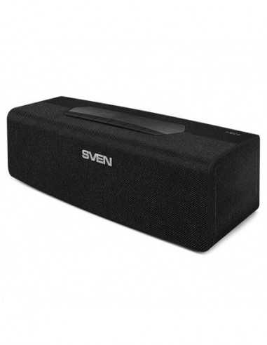 Портативные колонки SVEN SVEN PS-192, black (16W, Bluetooth, FM, USB, microSD, 2400mAh)