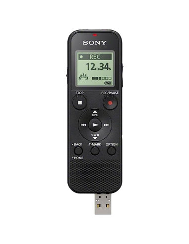 Цифровой диктофон SONY ICD-PX370, 4GB PC Link + MC slot ICD, MP3, 2 AAA