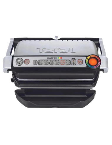 Grătar electric Tefal OptiGrill, 2000W, Argintiu