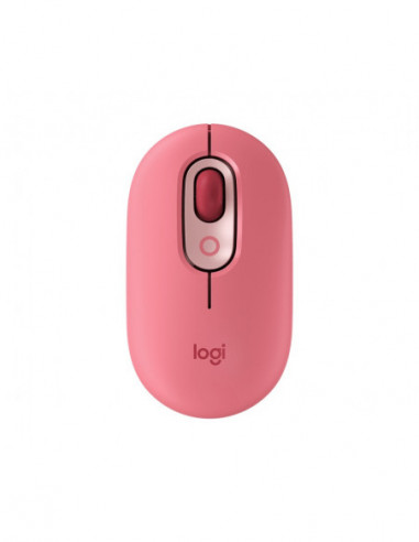 Мыши Logitech Logitech POP Mouse Wireless Mouse with Customizable Emoji, Multi-device, SilentTouch, SmartWheel, 2 Programmable b