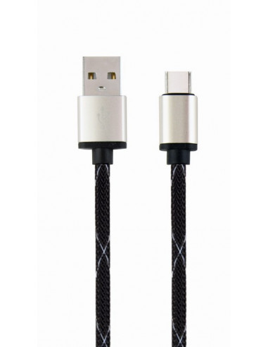 Cabluri USB, periferice Cable USB2.0Type-C - 2.5m - Cablexpert CCP-USB2-AMCM-2.5M, USB 2.0 A-plug to type-C plug