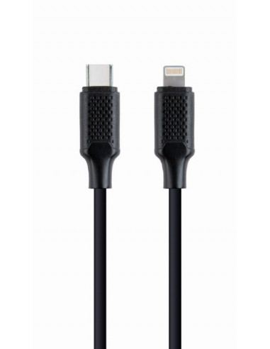 Кабели USB, периферия Cable Type-C to 8-pin (Lightning) - 1.5 m - Cablexpert CC-USB2-CM8PM-1.5M, Connectors: USB type-C (male), 