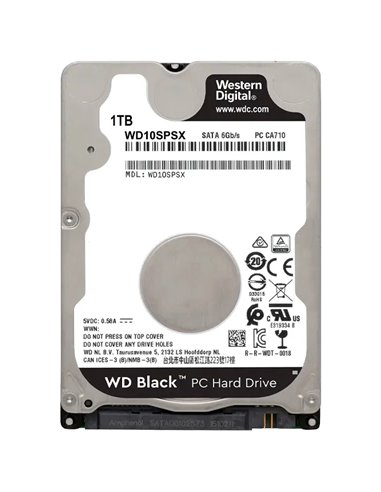 Unitate HDD Western Digital WD Black, 2.5"/7 mm, 1 TB WD10SPSX