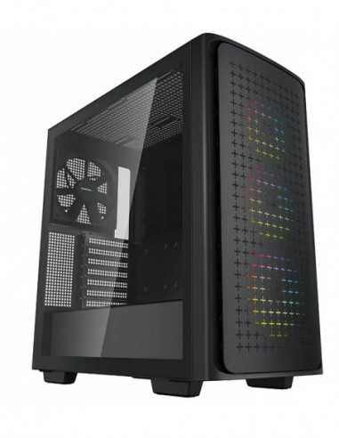 Корпуса Deepcool DEEPCOOL CK560 ATX Case, with Side-Window (Tempered Glass Side Panel), without PSU, Tool-less, Pre-Installed: F
