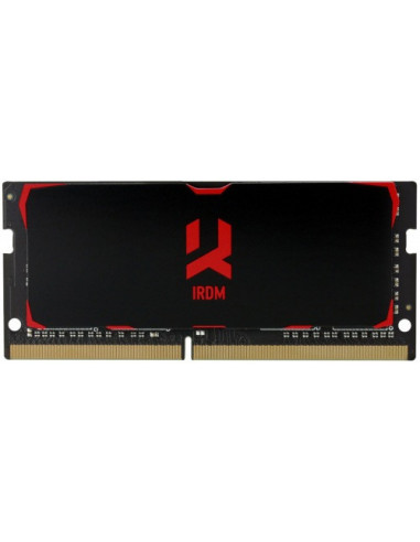 SO-DIMM DDR4 16GB DDR4-3200 SODIMM GOODRAM IRDM, PC25600, CL16, 16-18-18, 1024x8, 1.35V, Black Aluminium Heatsink