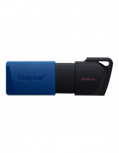 USB-накопители 64GB USB3.2 Kingston DataTraveler Exodia M BlackBlue (Read 100 MBytes, Write 12 MBytes)