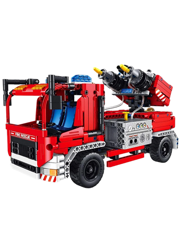 Constructor XTech Mini Fire Truck with Water Spraying