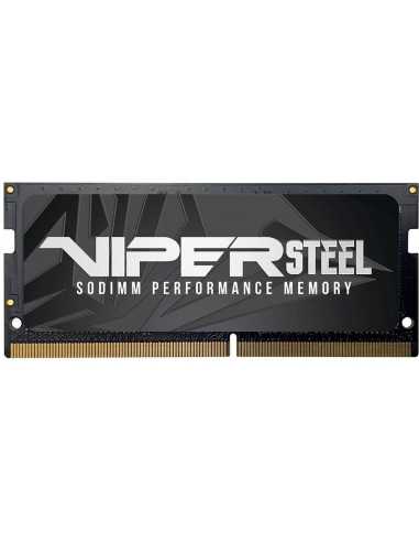 SO-DIMM DDR4 8GB DDR4-2666 SODIMM VIPER (by Patriot) STEEL Performance, PC21300, CL18, 1.2V, Intel XMP 2.0 Support, Black