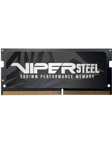 SO-DIMM DDR4 16GB DDR4-3200 SODIMM VIPER (by Patriot) STEEL Performance, PC25600, CL18, 1.35V, Intel XMP 2.0 Support, Black