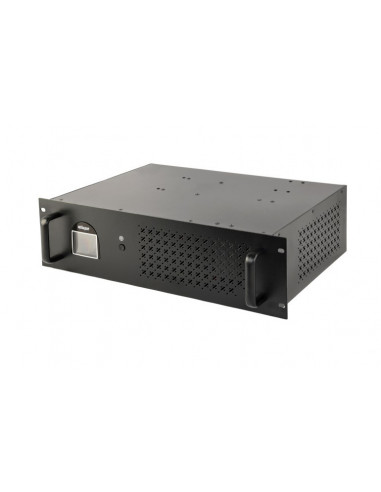 UPS Gembird Gembird RackTower 3.4U UPS UPS-RACK-1200, 1200 VA 720W, IEC13 output x 2 pcs, Shuko 2 pcs- input IEC14, USB-BF cont