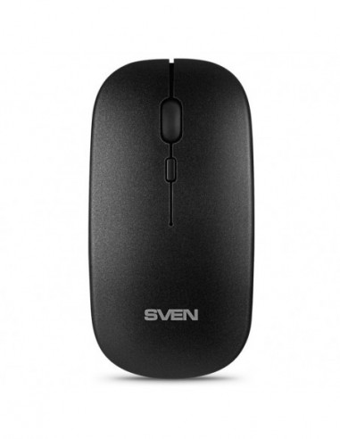 Mouse-uri SVEN SVEN RX-565SW, Optical Mouse, rechargeable battery 400 mAh, 1600 dpi, USB, silent black