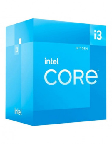 Процессор 1700 Alder Lake Intel Core i3-12100, S1700, 3.3-4.3GHz, 4C(4P+0Е) 8T, 12MB L3 + 5MB L2 Cache, Intel UHD Graphics 730,