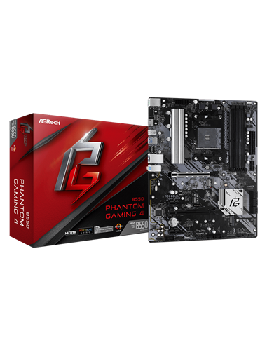 Материнская плата ASRock B550 PHANTOM GAMING 4, AM4, AMD B550, ATX