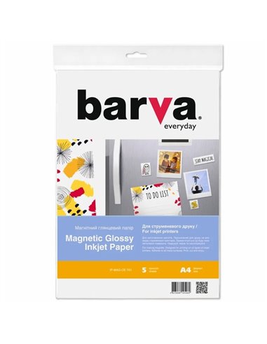 Фото бумага Barva Magnetic Glossy Inkjet, A4